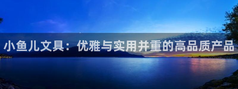 彩名堂排三：小鱼儿文具：优雅与实用并重的