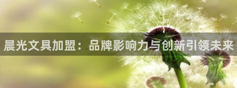 彩名堂下载官网：晨光文具加盟：品牌影响力
