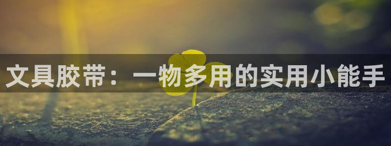 彩名堂还能用吗：文具胶带：一物多用的实用